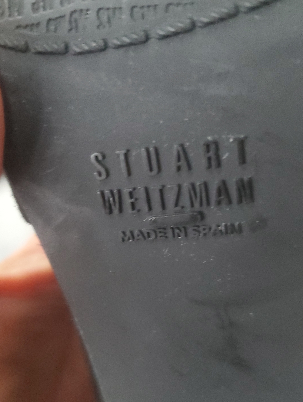 Stuart Weitzman Highland Black Over-the-Knee Boots Size 10 - Picture 8 of 13